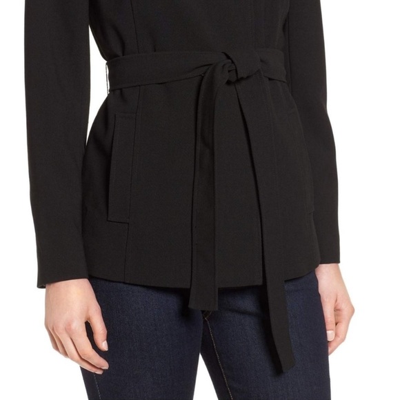 Halogen Detachable Cape Long Sleeve Jacket Black M - Picture 16 of 16